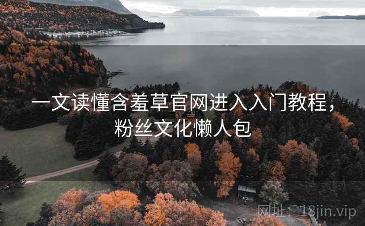 一文读懂含羞草官网进入入门教程，粉丝文化懒人包