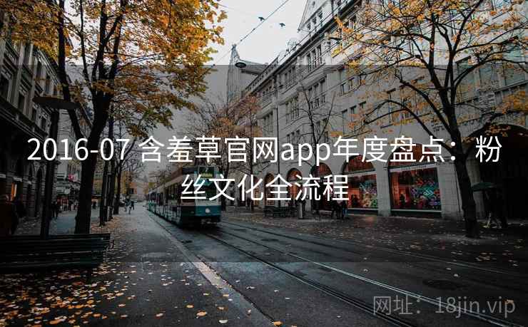 2016-07 含羞草官网app年度盘点：粉丝文化全流程